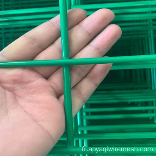 Green PVC Galvanisé Ferme de maille de fer en fer soudé